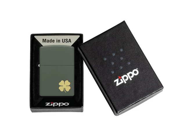 Запальничка Zippo 221 Four Leaf Clover Design Фото 3
